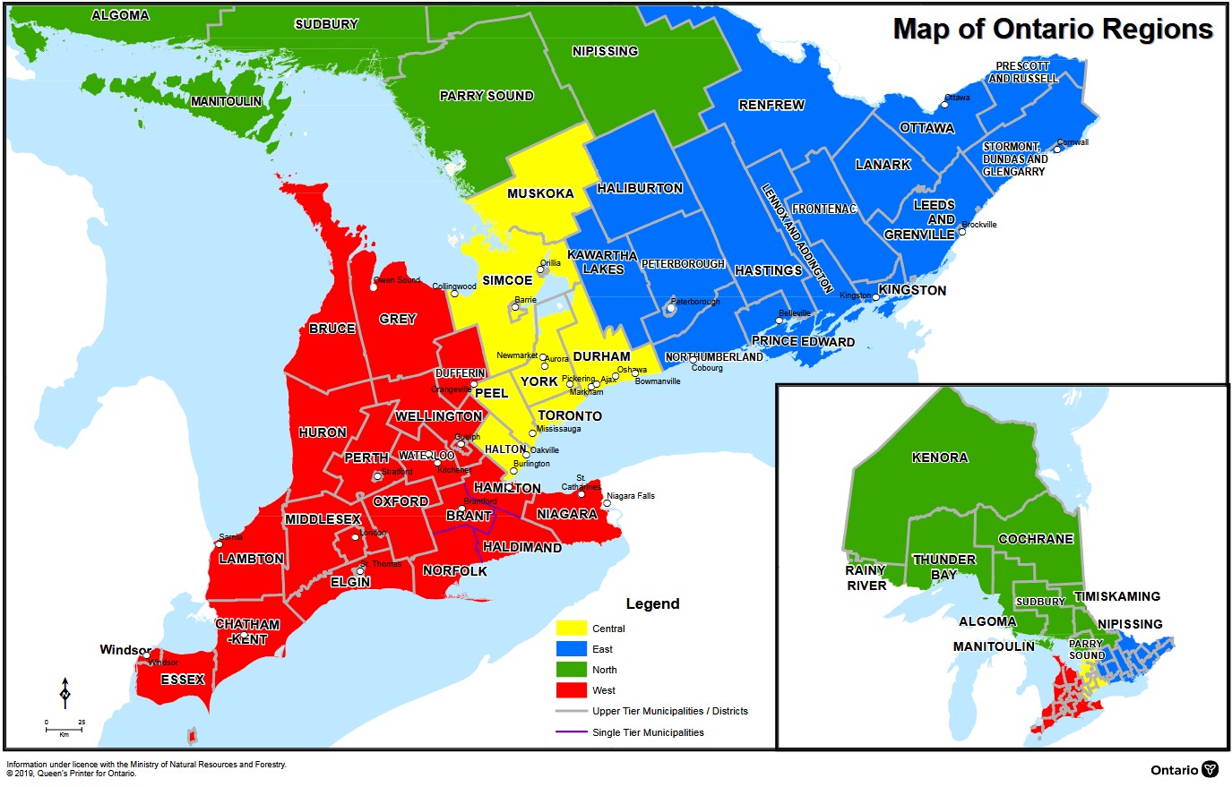 Ontario Regions